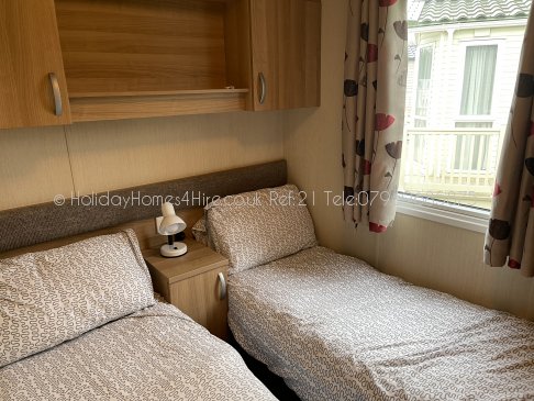 Haven Holidays Primrose Valley 6 Berth Caravan Twin Bedroom Ref21