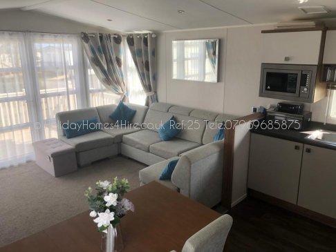 Haven Holidays Reighton Sands 3 Bedroom `Prestige Caravan Living Room Ref25