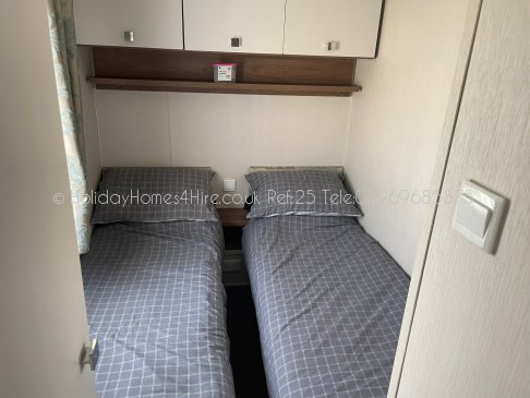 Haven Holidays Reighton Sands 3 Bedroom `Prestige Caravan Twin Bedroom #1 Ref25