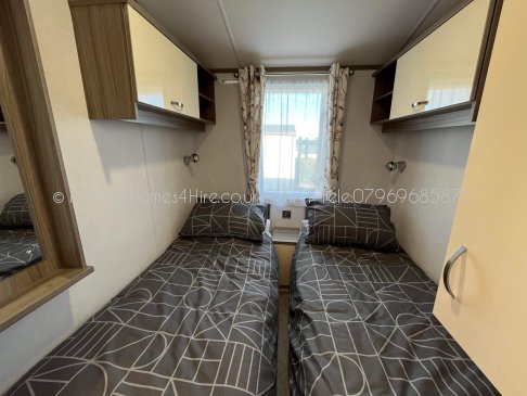 Haven Holidays Reighton Sands 3 Bedroom Caravan twin Bedroom 2 Ref71