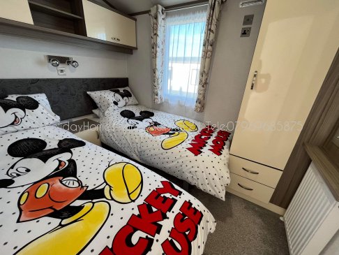 Haven Holidays Reighton Sands 3 Bedroom Caravan twin bedroom Ref71