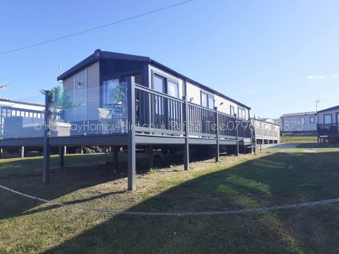Haven Holidays Reighton Sands 2 Bedroom Lodge side view Ref38