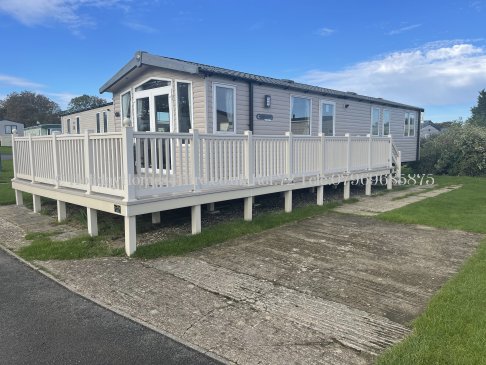 Haven Holidays Primrose Valley 3 Bedroom Caravan side view Ref72