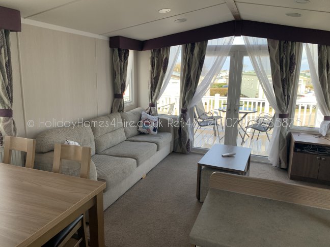 Haven Holidays Primrose Valley 3 bedroom Caravan Interior Sofa Ref48