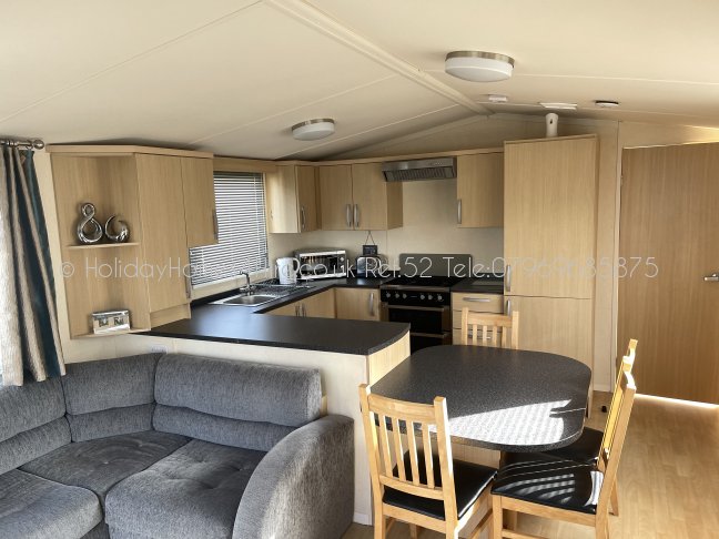 Haven Holidays Primrose Valley 3 bedroom Caravan Kitchen #3 Ref52