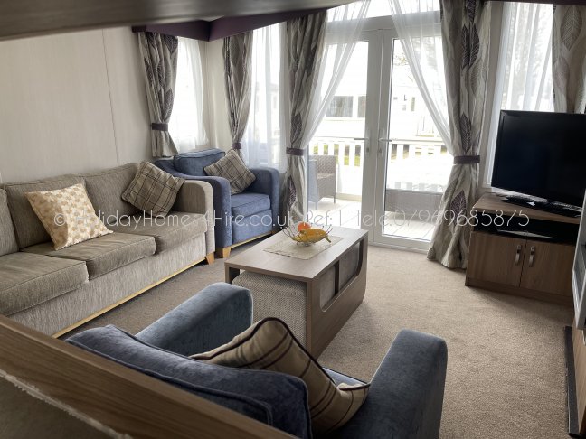 Haven Holidays Primrose Valley 6 Berth Caravan Lounge seating Ref1
