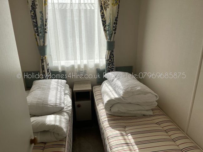 Haven Holidays Reighton Sands 3 bedroom Caravan twin bedroom #2 Ref69