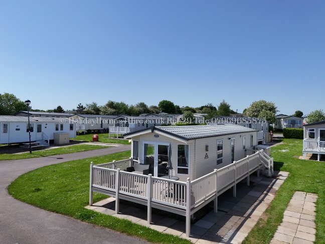 Exterior view of 3-bedroom caravan hire at Haven Primrose Valley – ref 29
