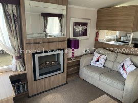 Haven Holidays Primrose Valley 3 bedroom Caravan Fireplace Ref48