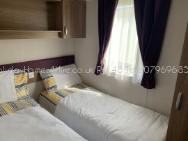 Haven Holidays Primrose Valley 3 bedroom Caravan Twin Bedroom #1 Ref48