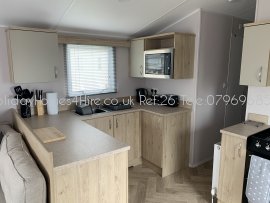 Haven Holidays Reighton Sands 3 bedroom Caravan Kitchen Ref26