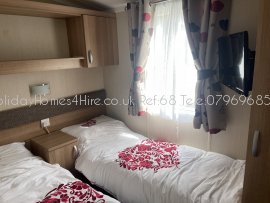 Haven Holidays Primrose Valley 3 bedroom Caravan twin bedroom #1 Ref68