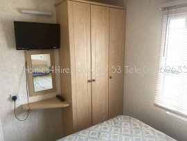 Haven Holidays Primrose Valley 3 Bedroom Caravan main bedroom storage Ref53