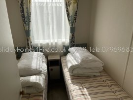 Haven Holidays Reighton Sands 3 bedroom Caravan twin bedroom #2 Ref69
