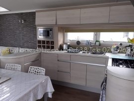 Haven Holidays Reighton Sands 2 Bedroom Lodge modern luxury kitchen Ref38