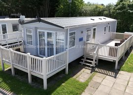 Exterior view of 3-bedroom caravan for hire at Haven Primrose Valley – ref 2